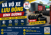 DỊCH VỤ THAY SĂM LỐP XE Ô TÔ BÌNH DƯƠNG UY TÍN 