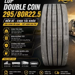 Lốp 295/80R22.5 DOUBLE COIN