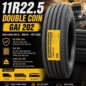 LỐP XE 11R22.5 DOUBLE COIN GAI RR202