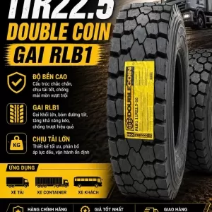 LỐP XE 11R22.5 DOUBLE COIN GAI RLB1