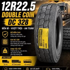 LỐP XE 12R22.5 DOUBLE COIN DC328