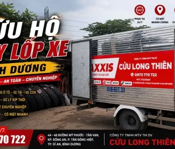 Xe Cứu Hộ Thay Lốp Xe Ô Tô Bình Dương 24/24 – Có Mặt Nhanh,