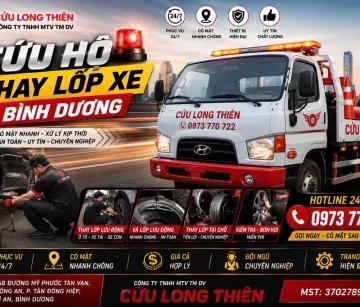 Vá Vỏ Lưu Động Gần Nhất, Nhanh Nhất Mỹ Phước Tân Vạn 24/7