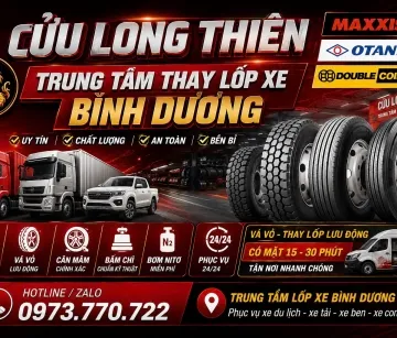 Cứu Hộ Thay Lốp Xe Ô Tô Bình Dương Khẩn Cấp 24/7 Gọi Là Có