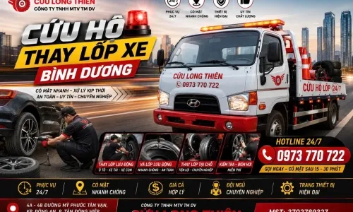 Vá Vỏ Lưu Động Gần Nhất, Nhanh Nhất Mỹ Phước Tân Vạn 24/7
