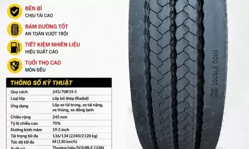 Đại Lý Lốp Xe Hai Đồng Tiền Bình Dương | Double Coin Chính Hãng, Giá Tốt