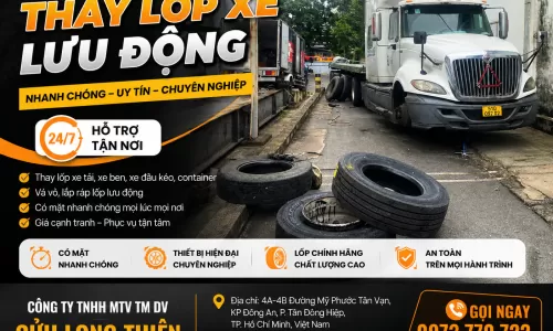 Top Địa Chỉ Thay Lốp Xe Ô Tô Uy Tín Giá Rẻ Tại Dĩ An Bình Dương