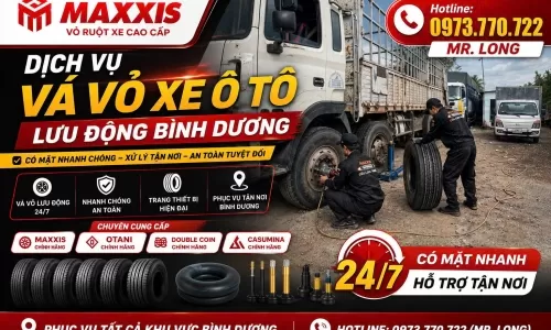 Đại Lý Lốp Ô Tô Maxxis, Otani, Double Coin | Lắp Ráp Lưu Động 24/7