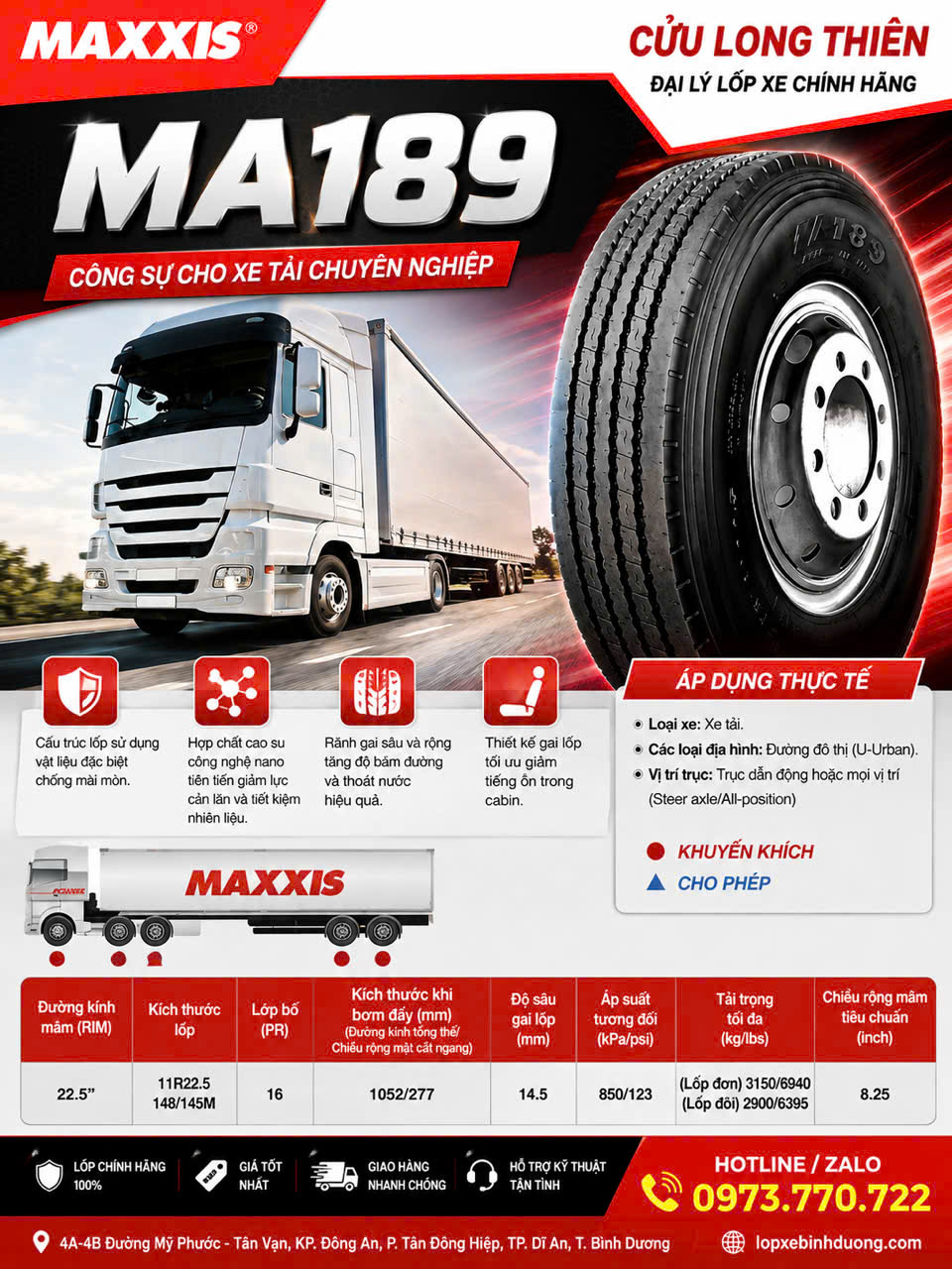 Vá Vỏ Lưu Động Dĩ An – Cứu Hộ Lốp Xe | 0973.770.722