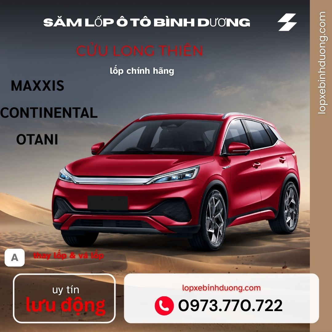 Thay Lốp Xe Ô Tô Tô Lưu Động Bình Dương – Chuyên Nghiệp – Không Lo Hư Hỏng
