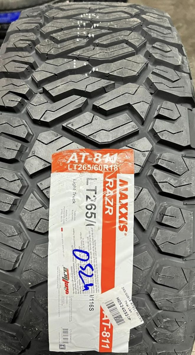 Lốp Xe MAXXIS LT 285/60R18