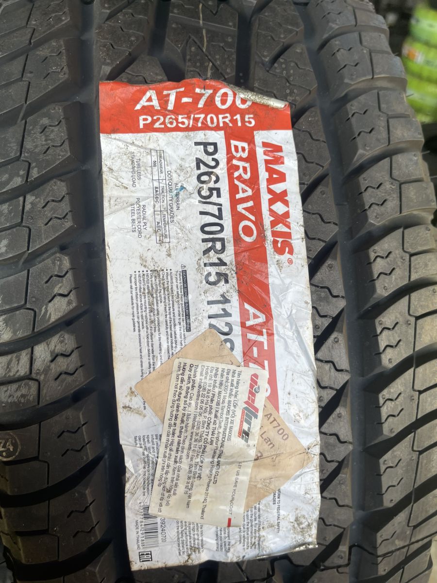 Lốp xe MAXXIS 265/70R15