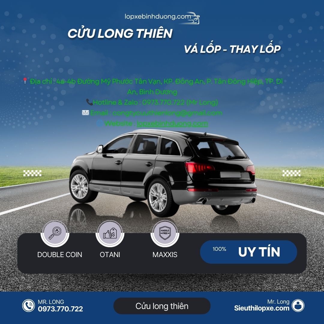 VÁ LỐP LƯU ĐỘNG 24/24 MỸ PHƯỚC TÂN VẠN