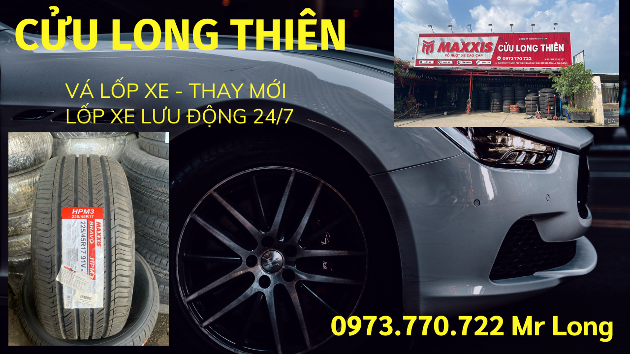 VÁ LỐP LƯU ĐỘNG - KHU CÔNG NGHIỆP SÓNG THẦN